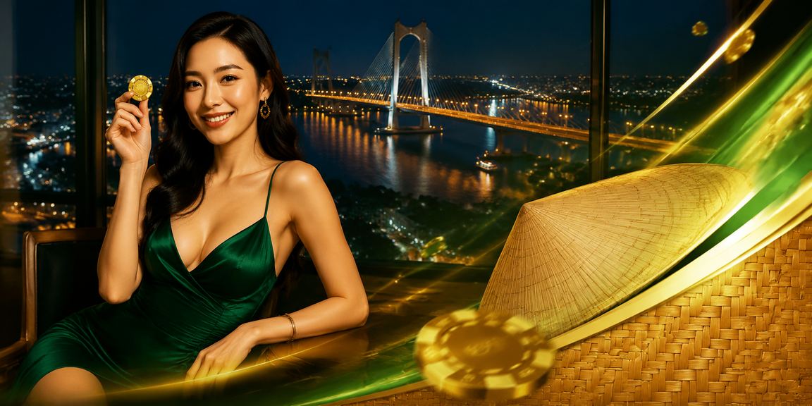 Không khí giải trí và xổ số tại Cần Thơ với hình ảnh nón lá truyền thống — trải nghiệm game địa phương
